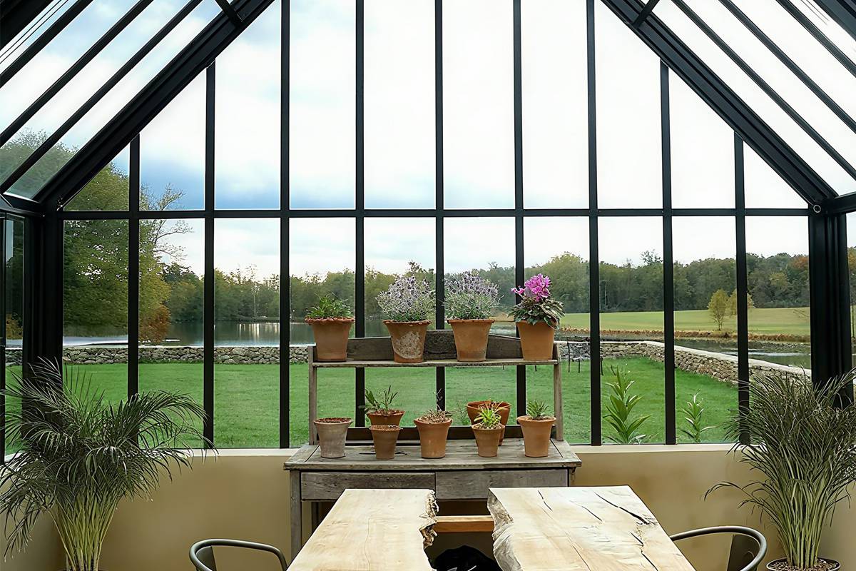 High Quality Glass Greenhouse For Garden Ysgh 197